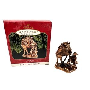 Hallmark Keepsake Ornaments Prospector The Old West Series Ornament 1999